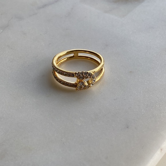 Swarovski Safety Pin ring - Picture 3 of 5